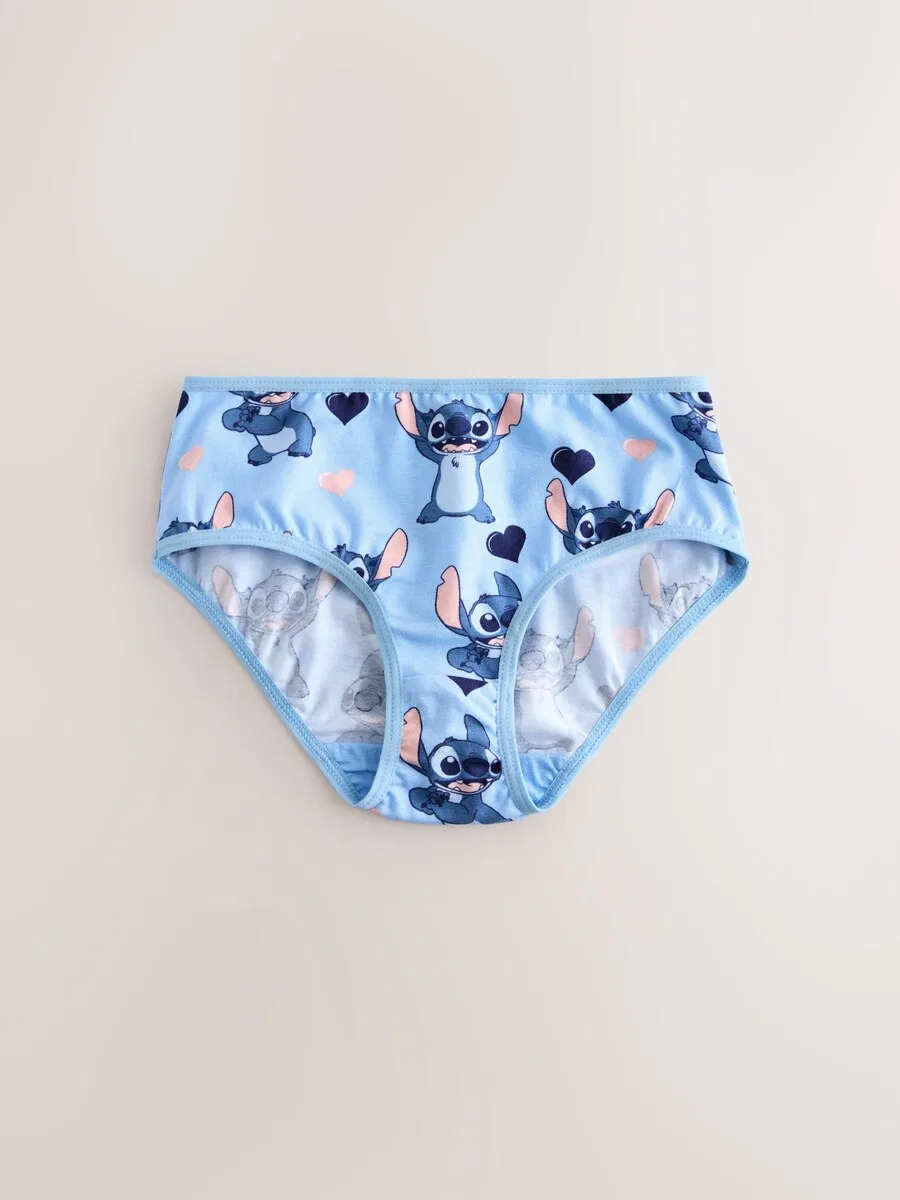 Трусики Next Underpants 'Lilo & Stitch' в светло-бежевом, небесно-голубом, серо-бежевом и пудровом цветах — фото 4