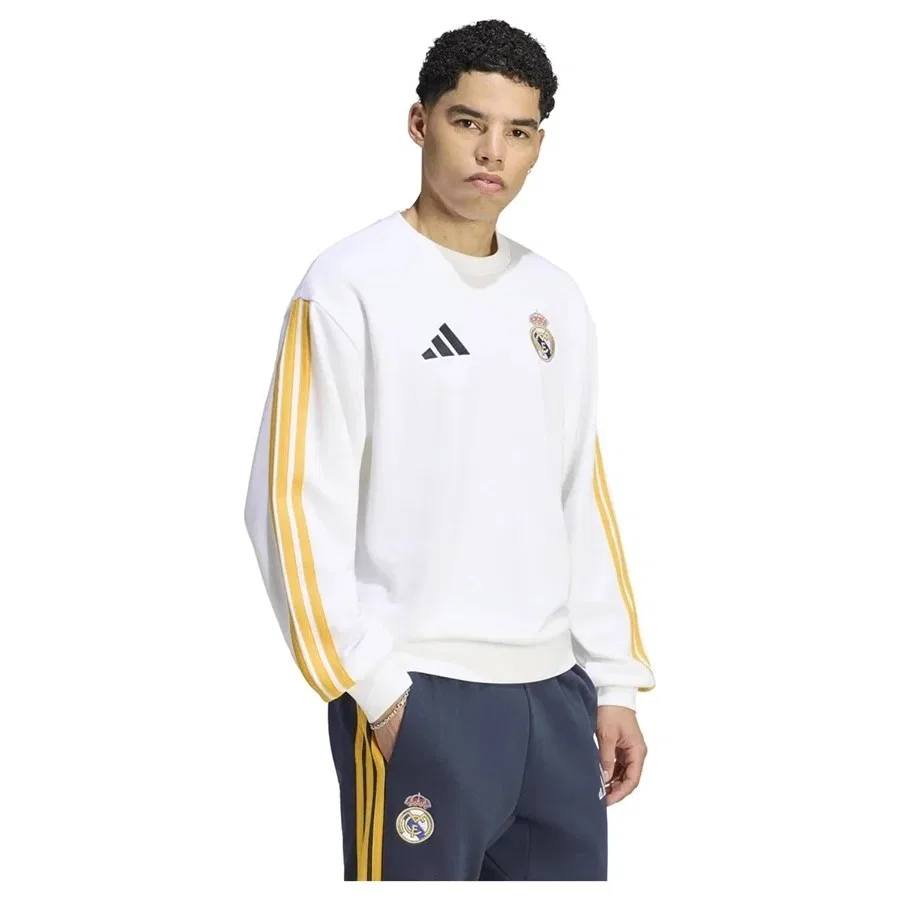 Мужской свитшот Real Dna Swt adidas, Белый — фото 2