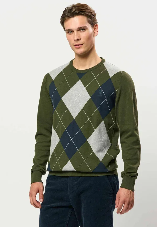 Свитер клетчатый U.S. Polo Assn., Forest Night