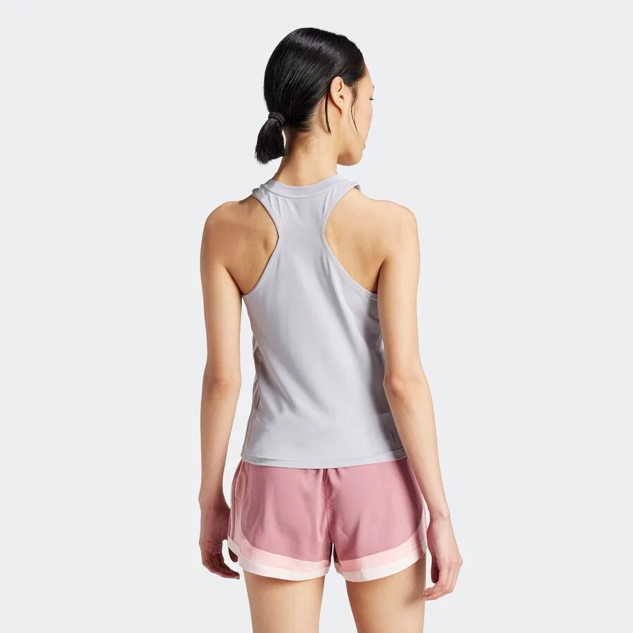 Спортивная футболка ADIDAS PERFORMANCE 'Essentials' светло-серого цвета — фото 3