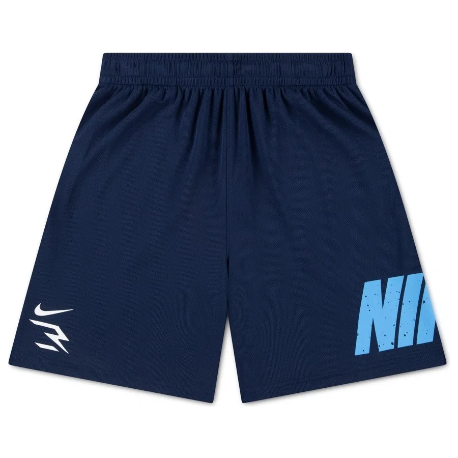 Детские спортивные шорты с принтом RWB Wrap Mesh Short Nike, Темно-синий