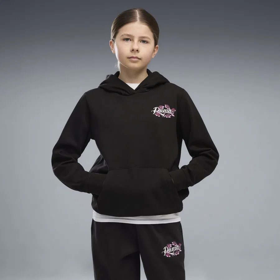 Толстовка PUMA 'Essentials Nature 2.0' черного цвета — фото 2