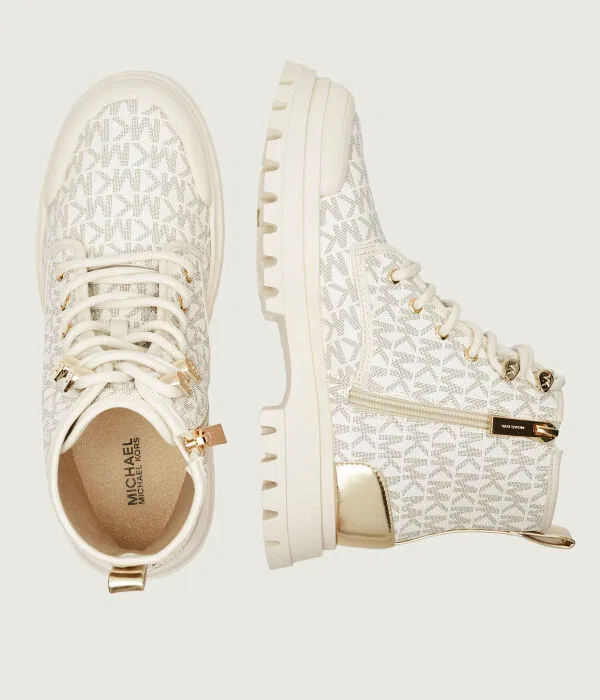 Детские ботинки на молнии PAYTON Michael Kors Kids, бежевый — фото 4