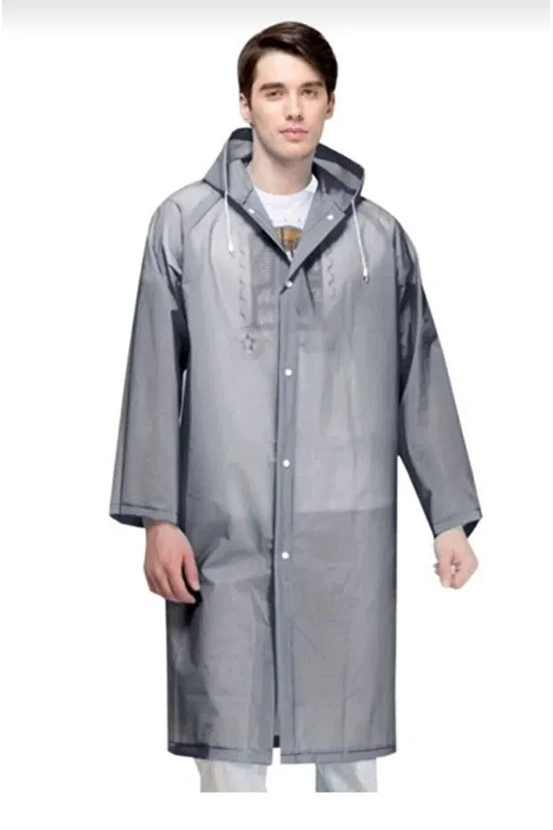 Детское пальто с капюшоном Oversize Ydn, Gri — фото 4