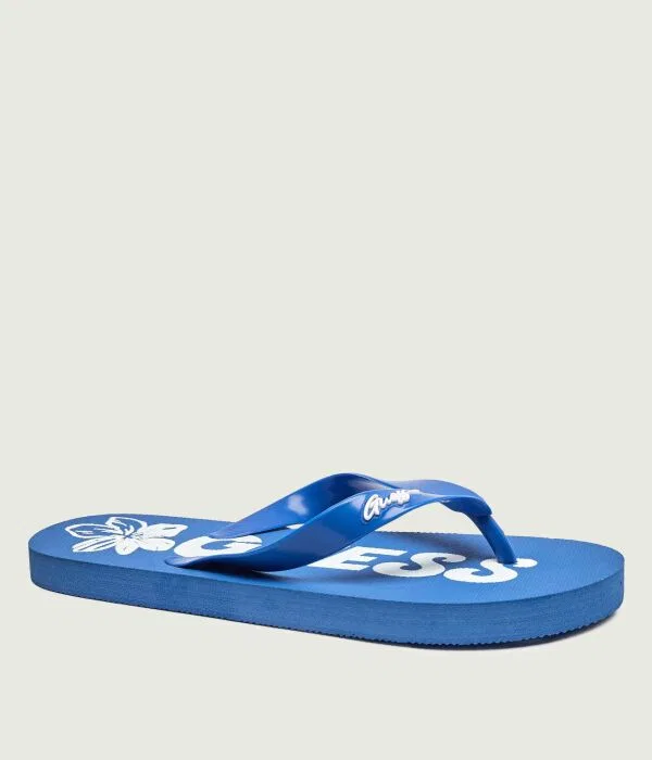 Детские шлепанцы для мальчиков пластиковые Guess, Blu Marino