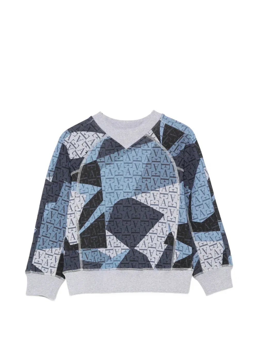 Свитер с длинным рукавом Emporio Armani Kids, синий
