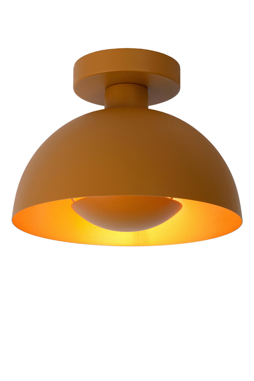 

Потолочный светильник Lucide, 25x19 см, цвет латуни/желтый карри