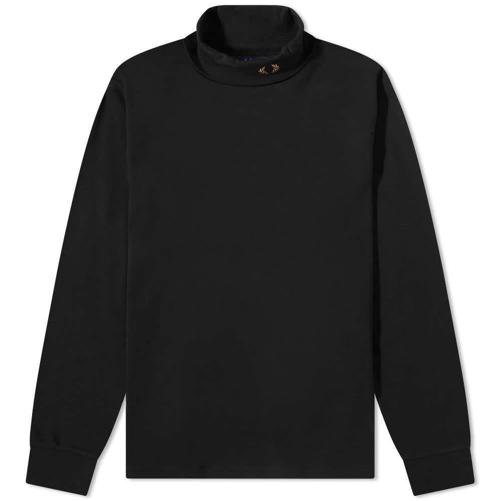 

Футболка Fred Perry Roll Neck Top, Черный, Футболка Fred Perry Roll Neck Top