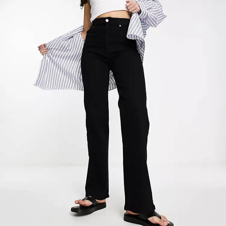 

Джинсы Dr Denim Moxy Straight Leg, черный
