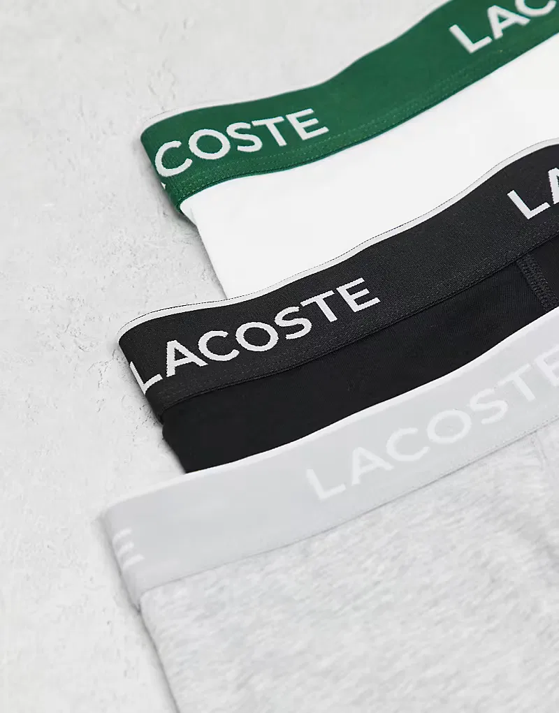 Боксеры 3 шт Lacoste, мультиколор — фото 3