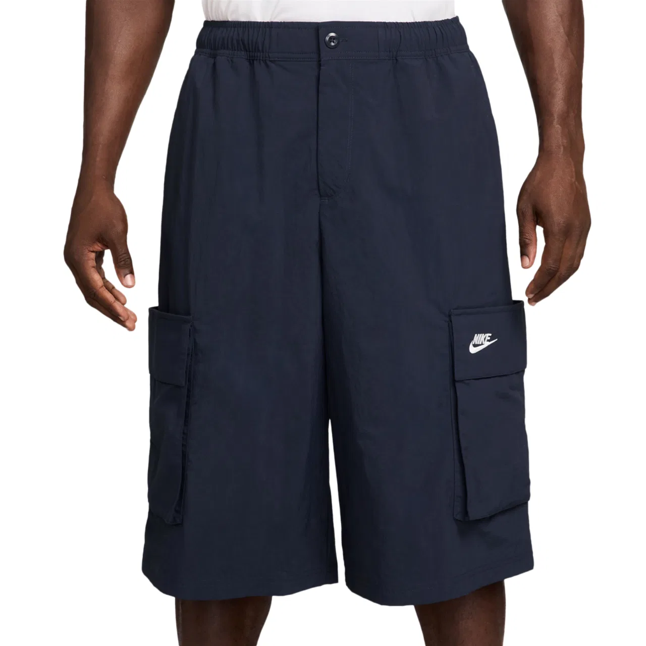 Мужские шорты свободного кроя с карго-карманами Nike Club Oversized Cargo, Nike, White Black
