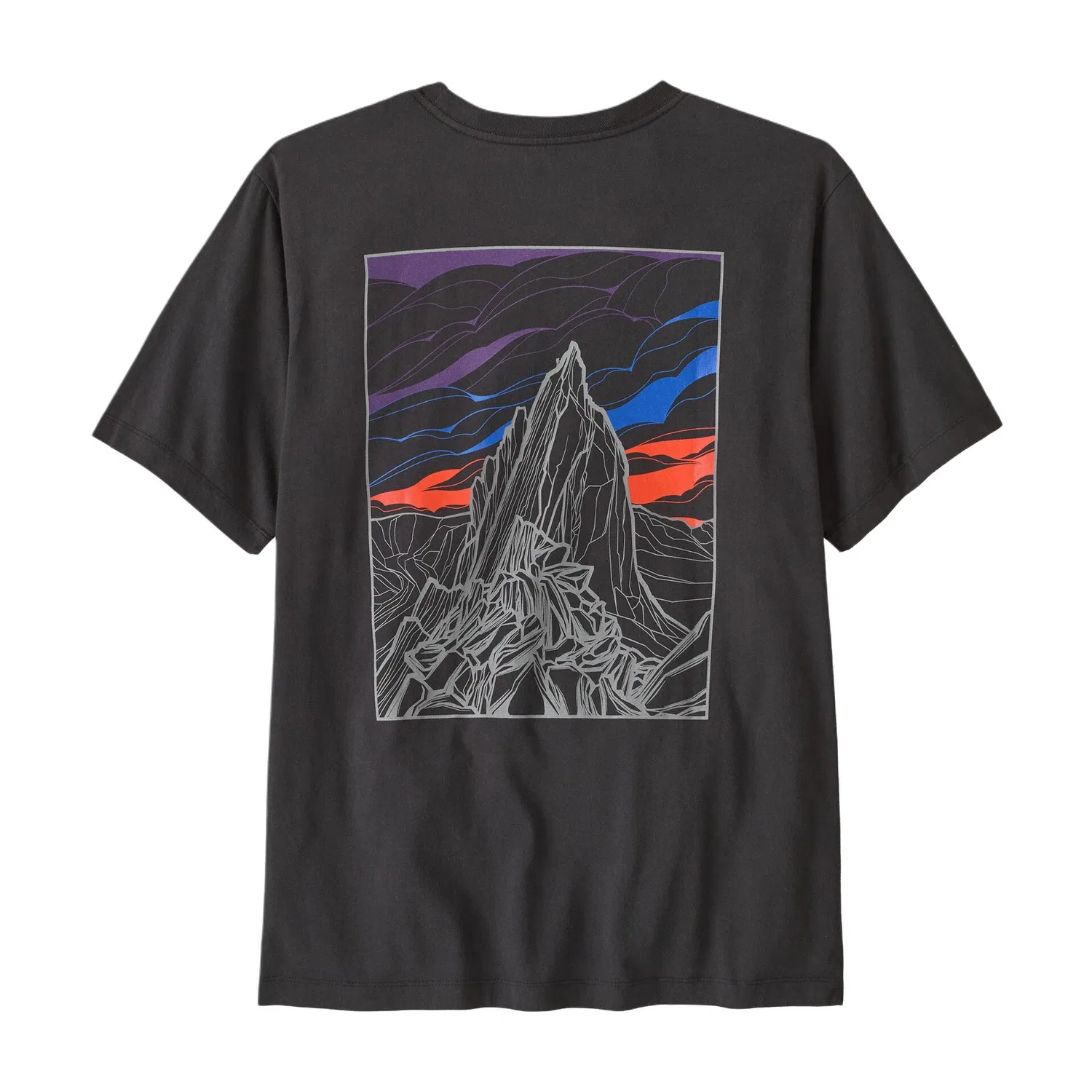 Мужская футболка с круглым вырезом прямого кроя Patagonia, Ink Black