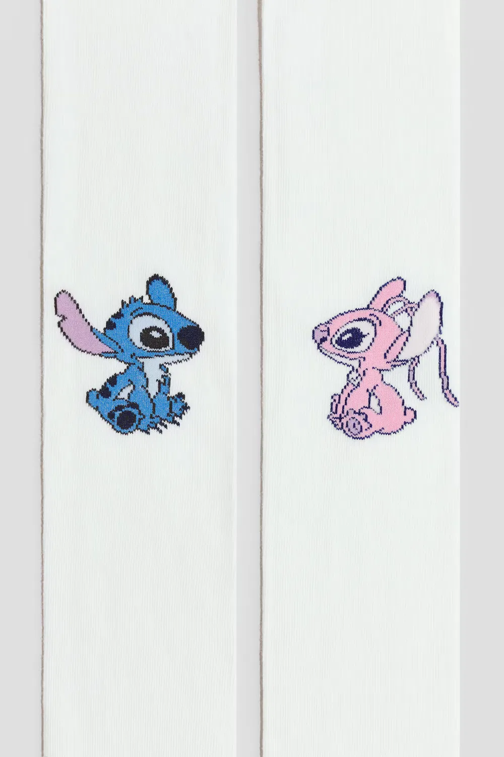 Комплект из двух колготок с жаккардовым узором H&M, Hellblau/Lilo & Stitch — фото 3