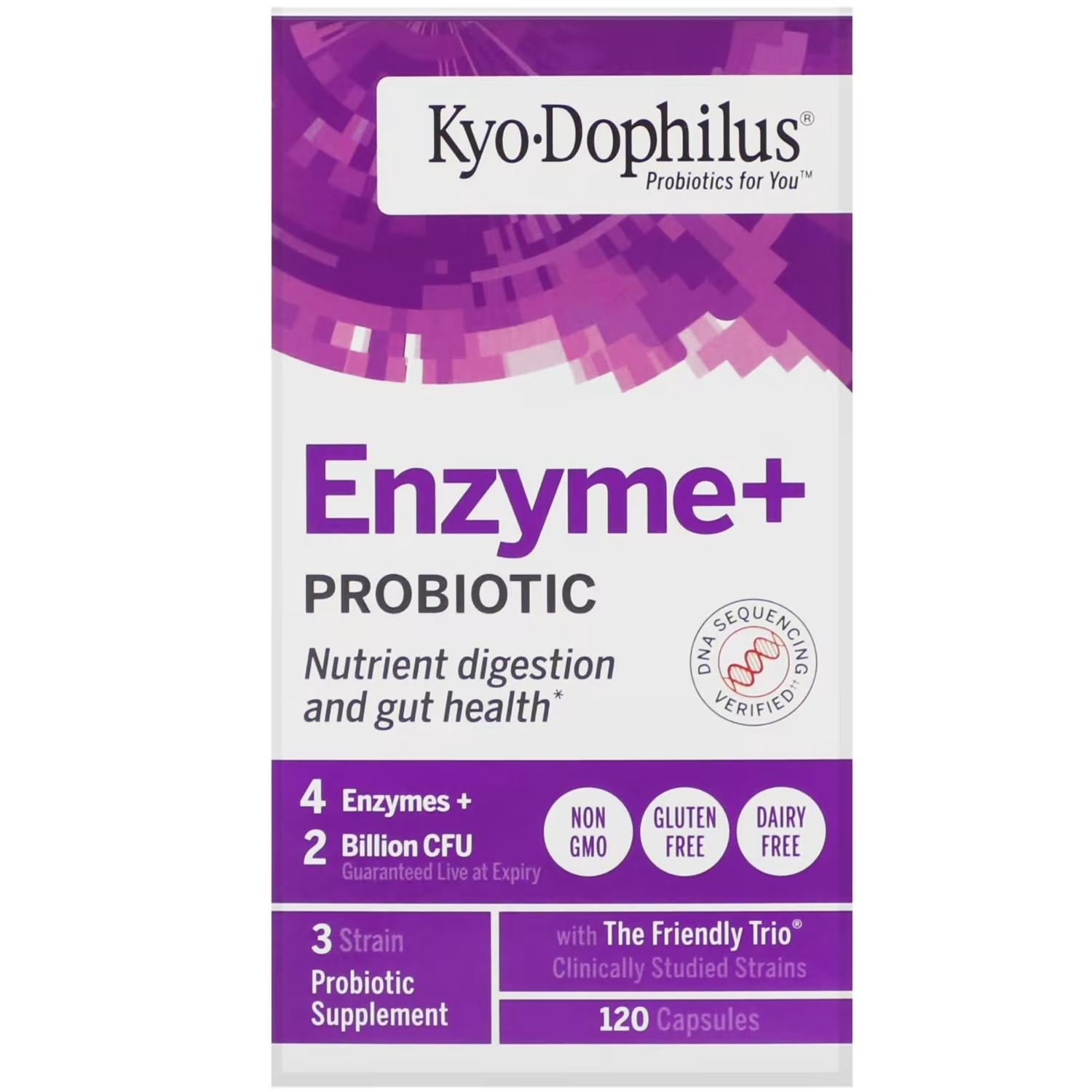 

Пробиотик Kyolic Kyo-Dophilus Enzyme, 120 капсул