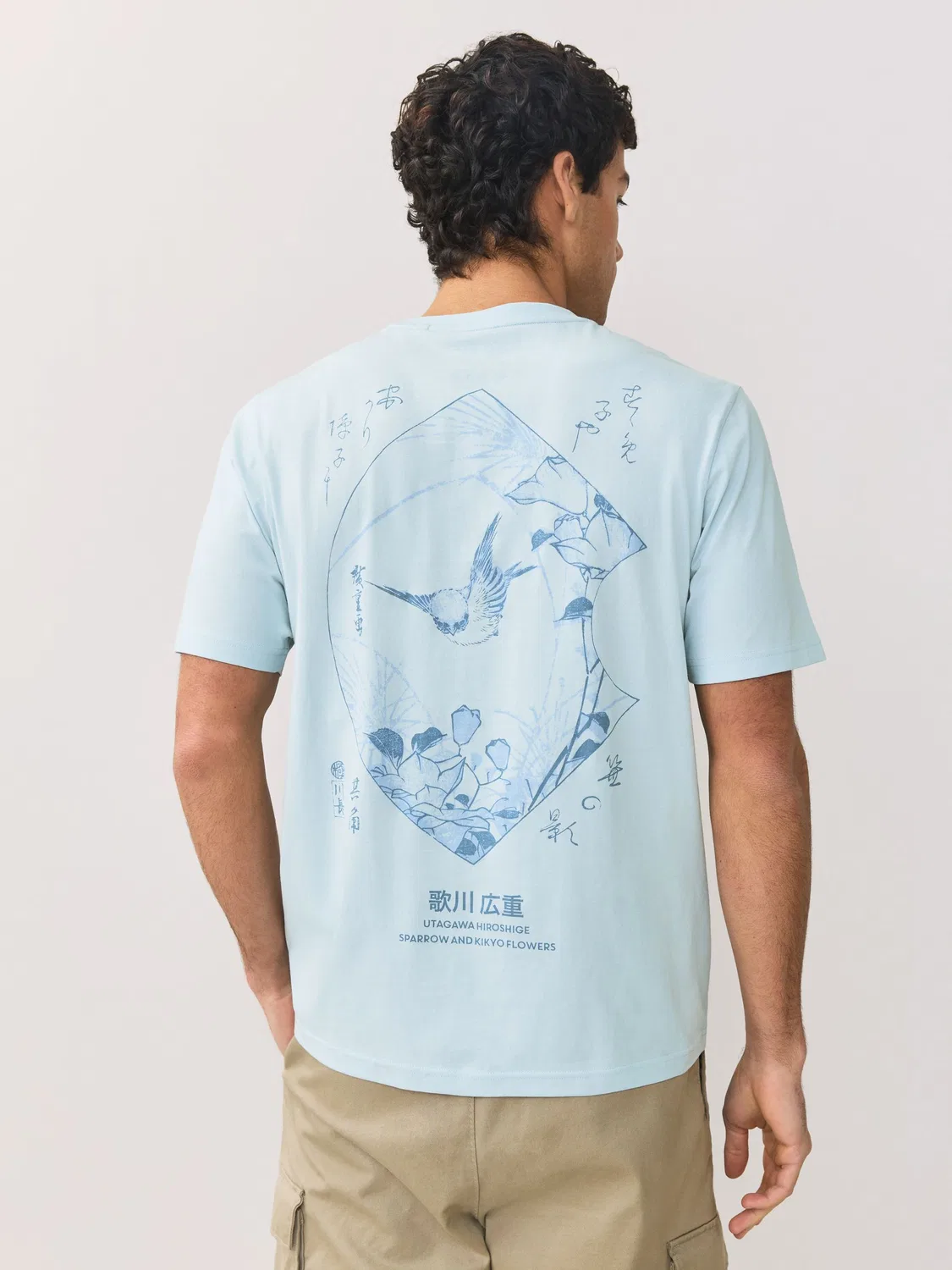 Футболка с принтом Artist License, Hokusai Next, синий/темно-синий/белый — фото 4