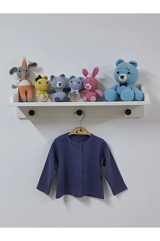 Детский кардиган хлопковый Basics Newborn Fashion Club, Navy Blue
