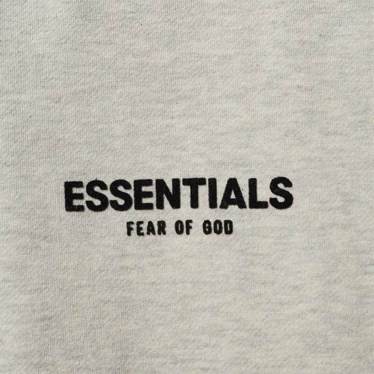 Худи Fear of God Essentials Crewneck, серый — фото 4
