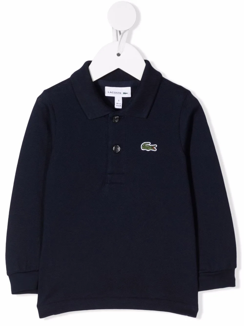 

Рубашка поло с нашивкой-логотипом Lacoste Kids, синий