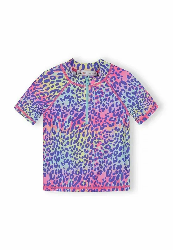 Комплект из двух предметов с принтом животного, купальник Minoti, Purple Multicolour, фиолетовый/мультиколор — фото 3