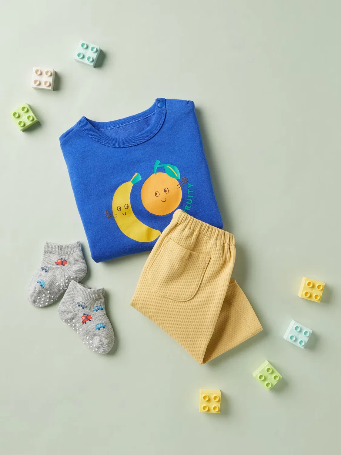 Леггинсы Uniqlo, airism в рубчик, свободный крой, зеленый — фото 4