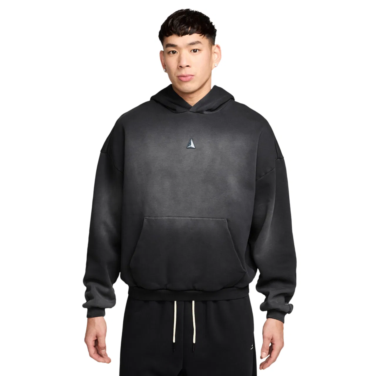 Мужской худи с капюшоном Nike Fleece Pullover Hoodie, Nike, Black/Silver