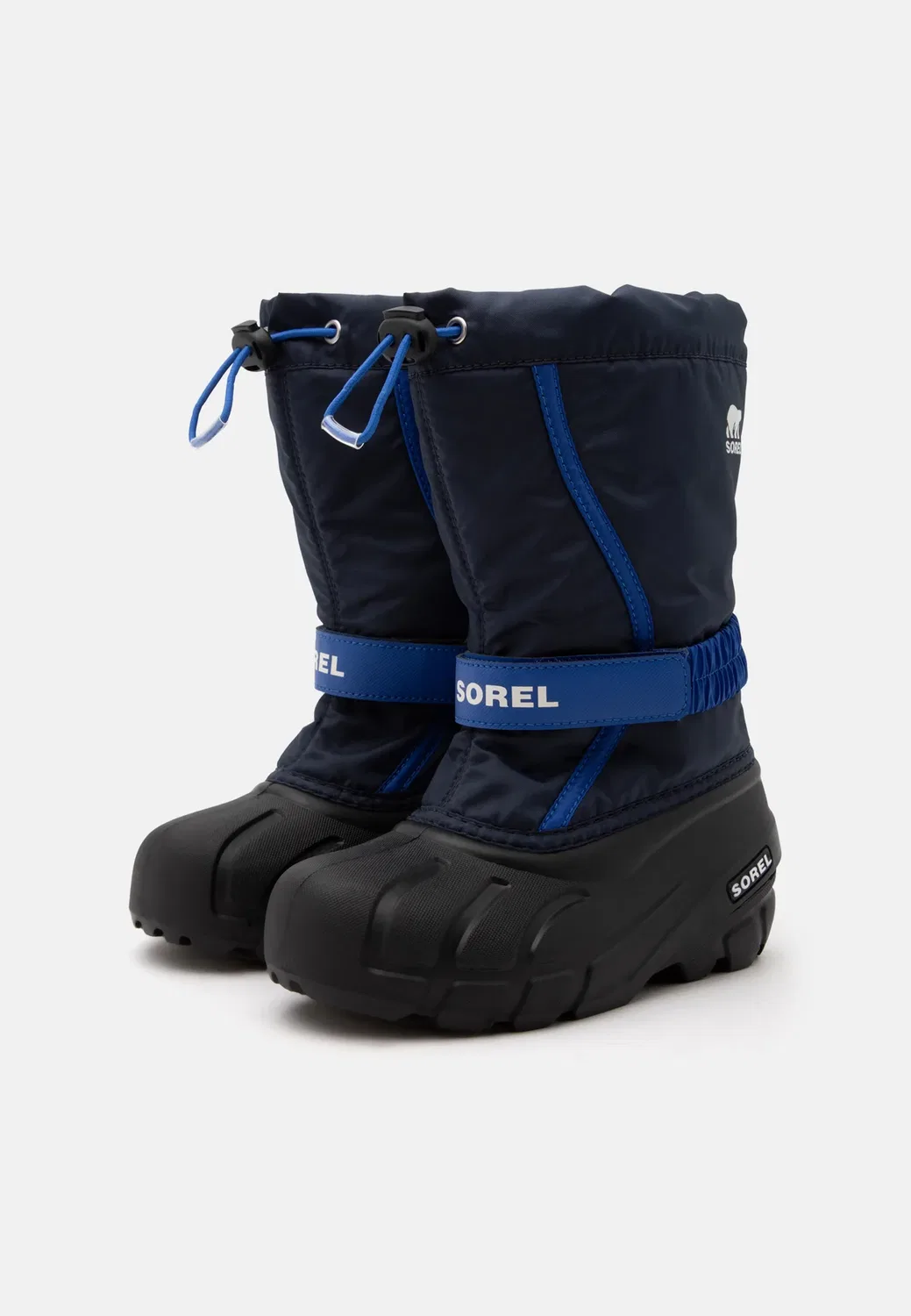 Детские зимние ботинки унисекс с цветочным рисунком Sorel, Collegiate Navy/Azul — фото 2