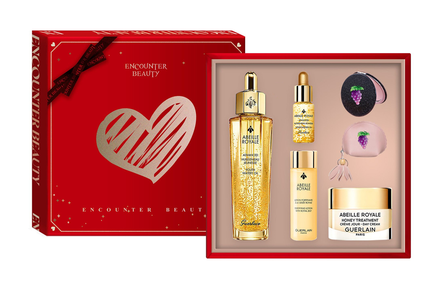 

Набор для ухода за кожей Emperor Bee Restoration Honey, антивозрастной и омолаживающий, против морщин Guerlain, 3 original honey 50ml+accessories