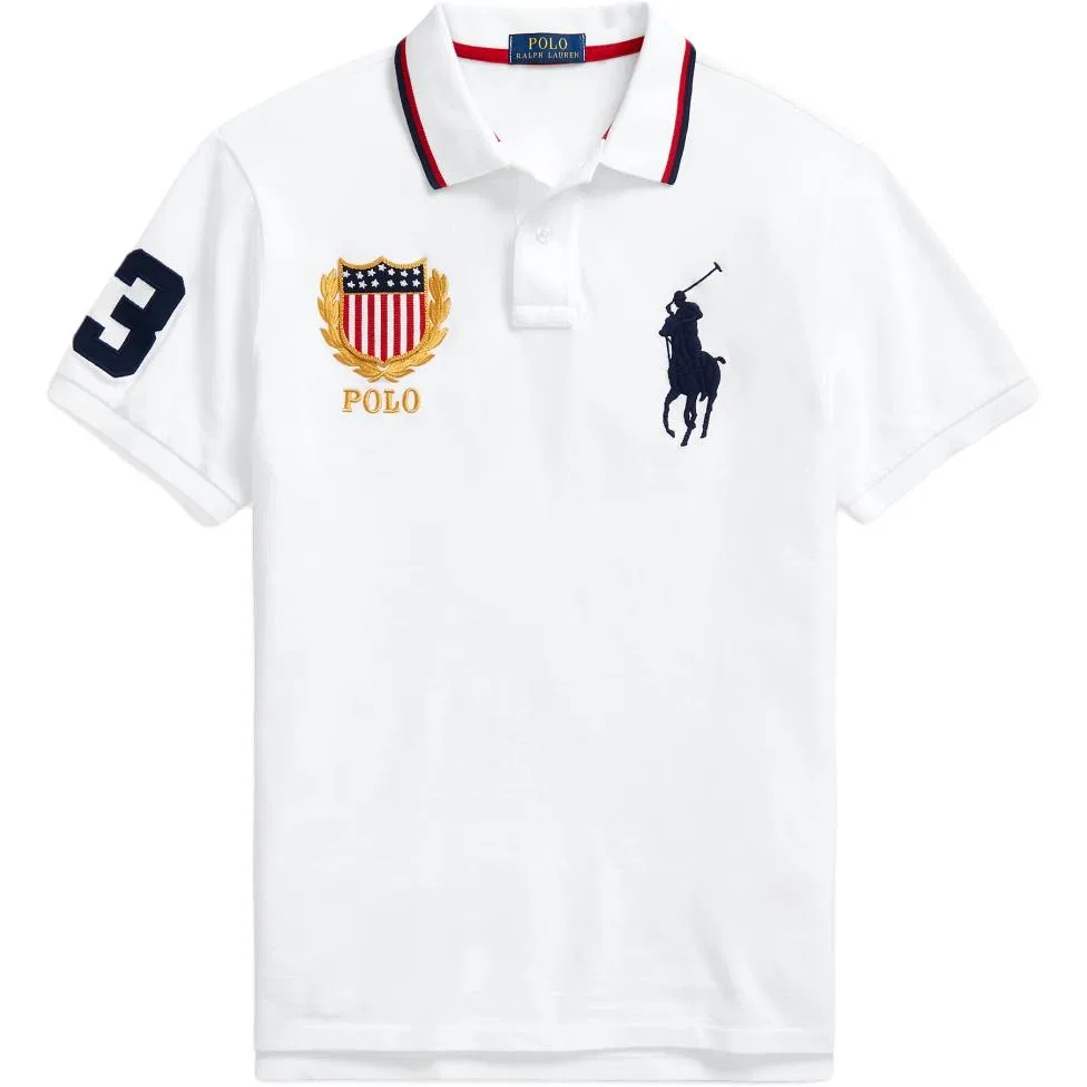 Мужское поло с коротким рукавом Big Pony Polo Shirts Polo Ralph Lauren