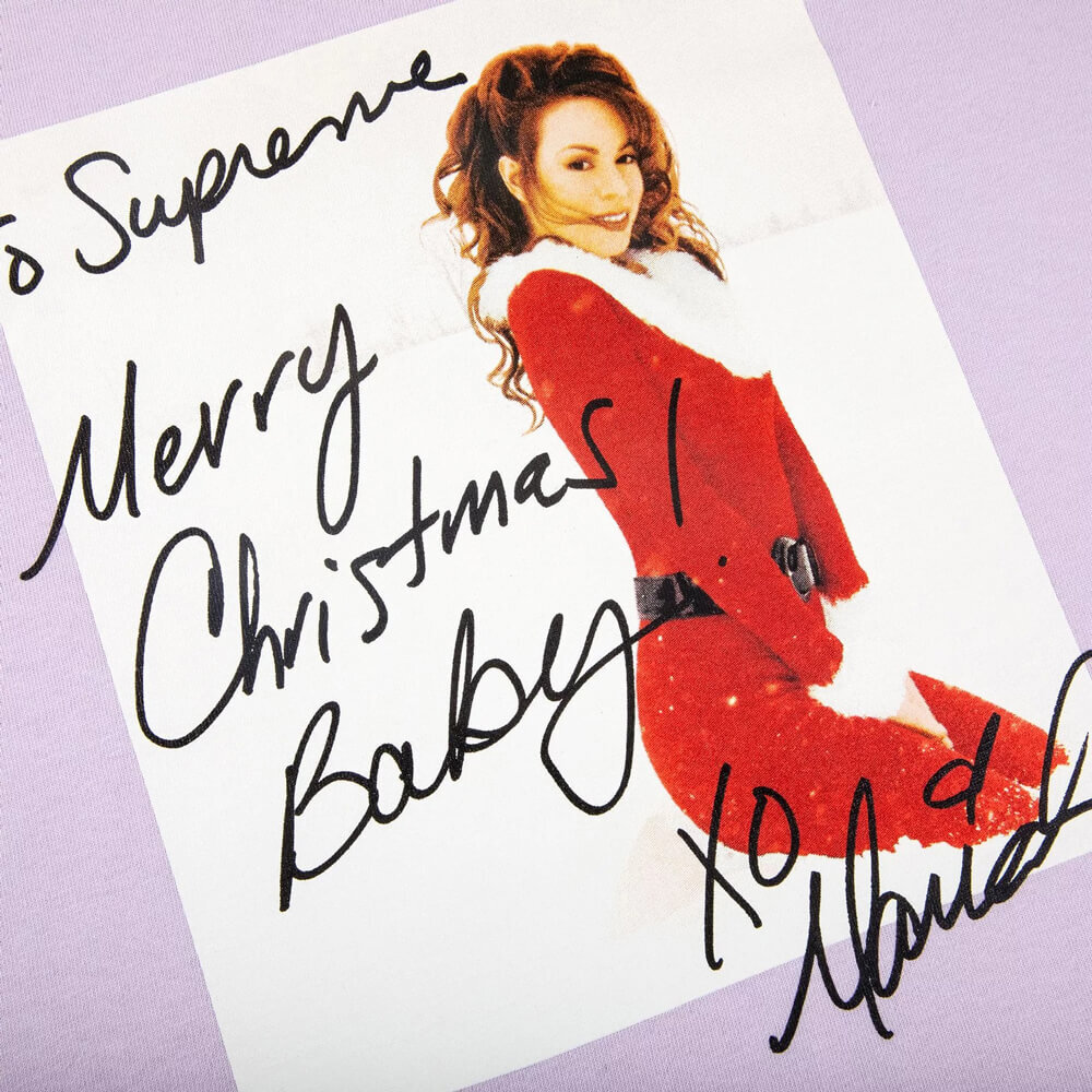 Футболка Supreme Mariah Carey, светло-фиолетовый — фото 3