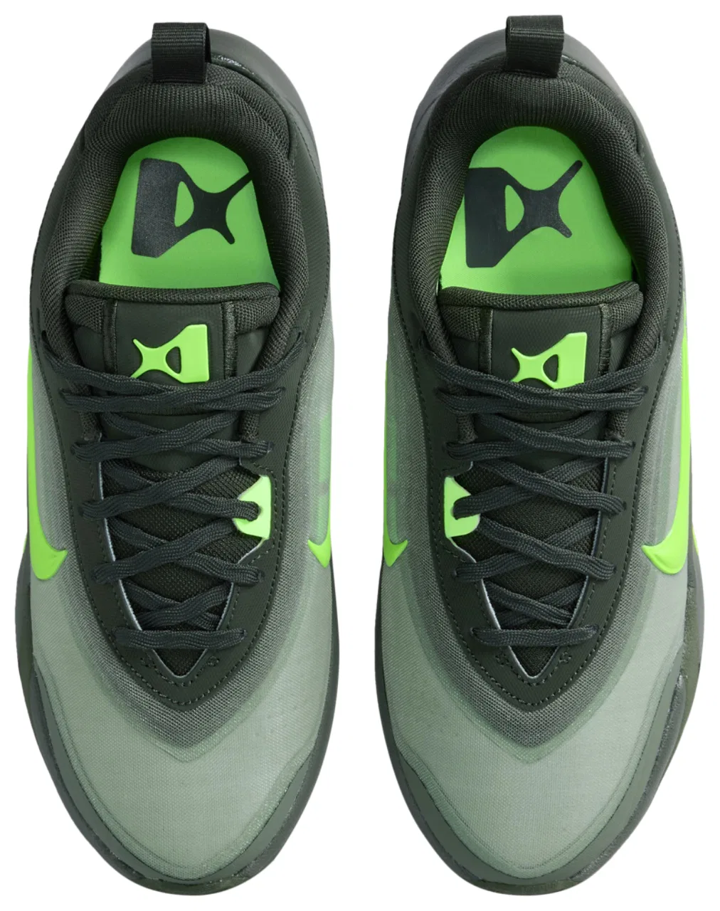 Кроссовки для девочек A'One Nike, цвет Black/Grey/Volt — фото 4