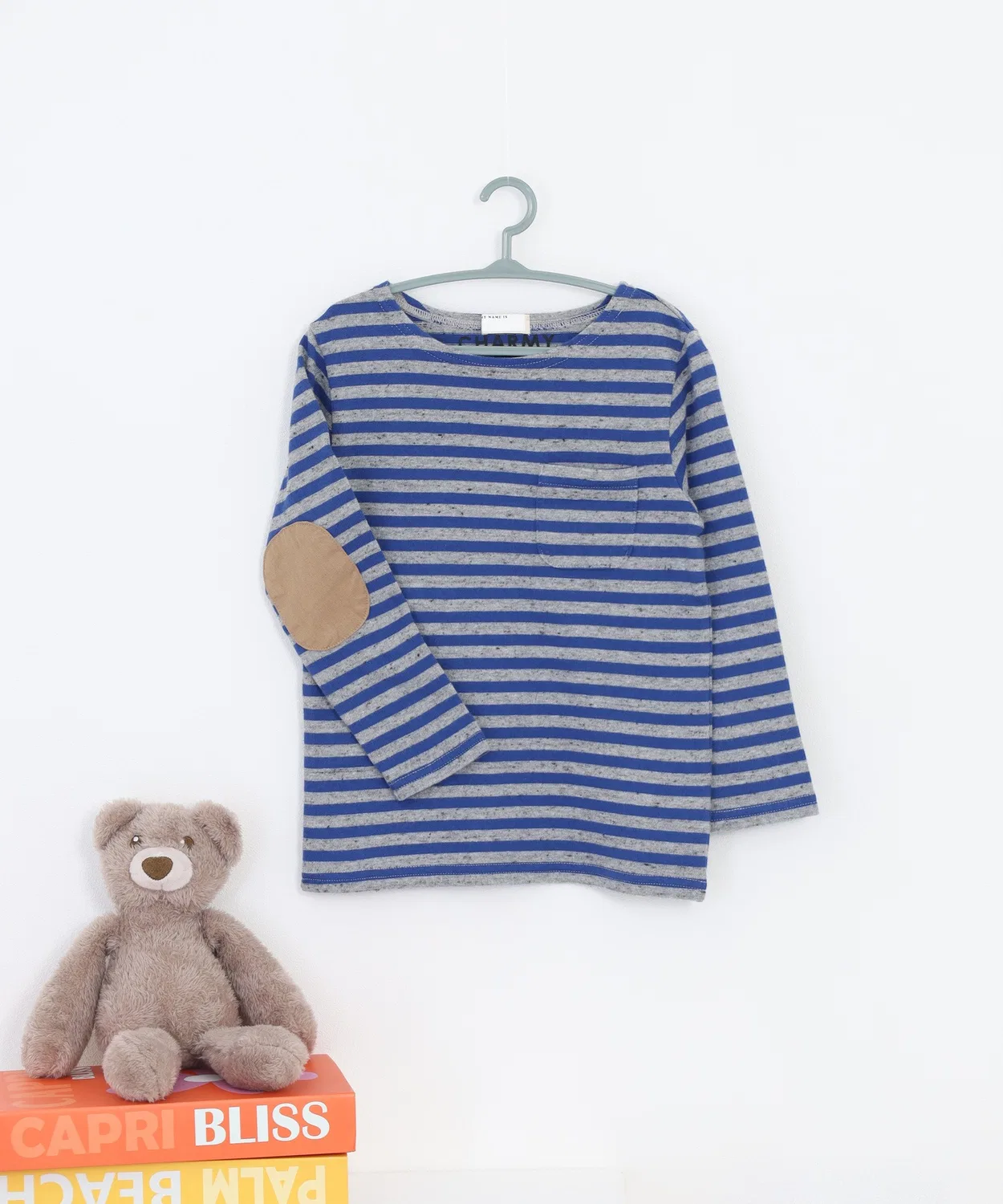 Детская футболка с длинным рукавом модель Basqueshirt FUNALIVE, Blue