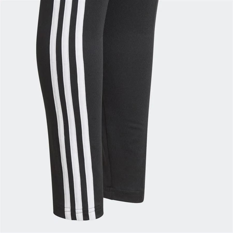 Детские леггинсы с принтом adidas, Черный — фото 4
