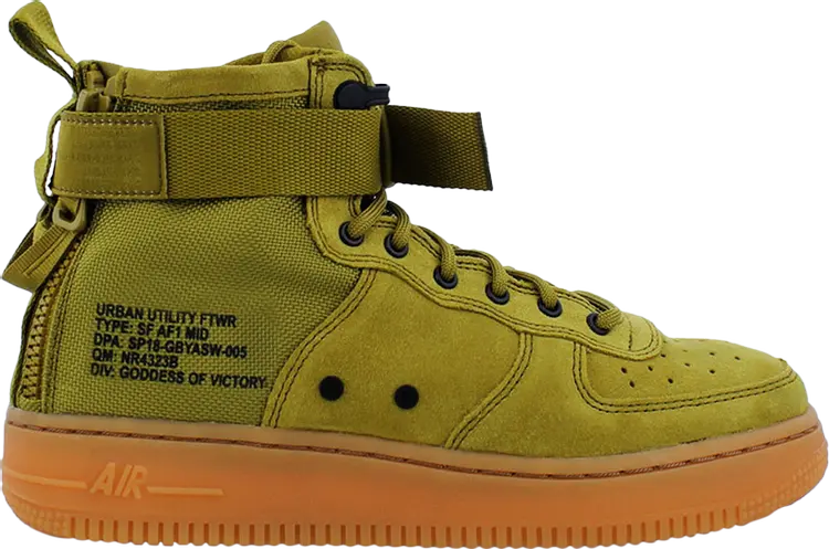 

Кроссовки Nike SF Air Force 1 GS 'Desert Moss', зеленый