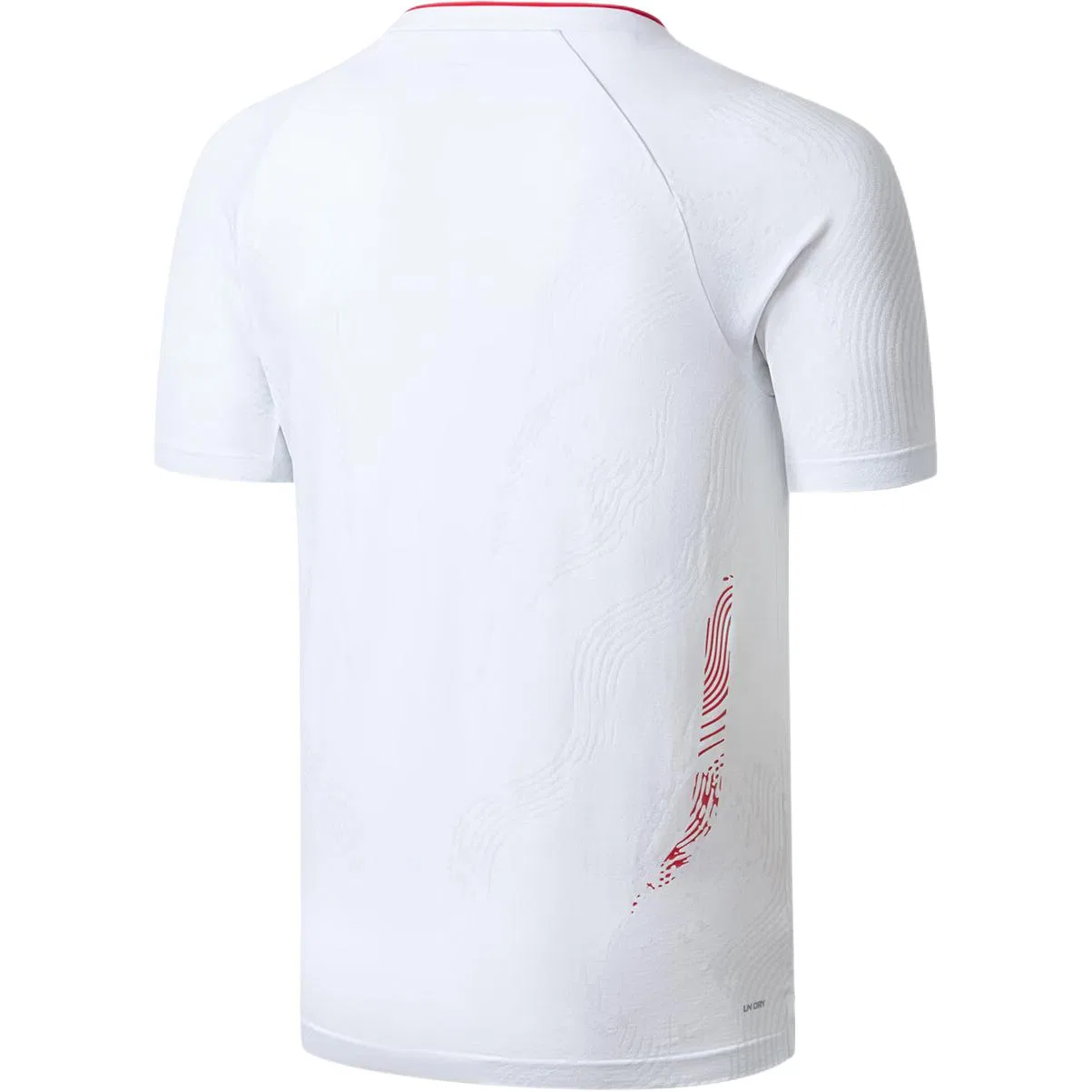 Детская футболка для бадминтона с круглым вырезом White Li-Ning — фото 3