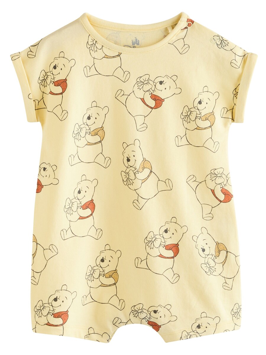 Комбинезон Next Winnie The Pooh, цвет Pastel yellow/Light yellow — фото 4