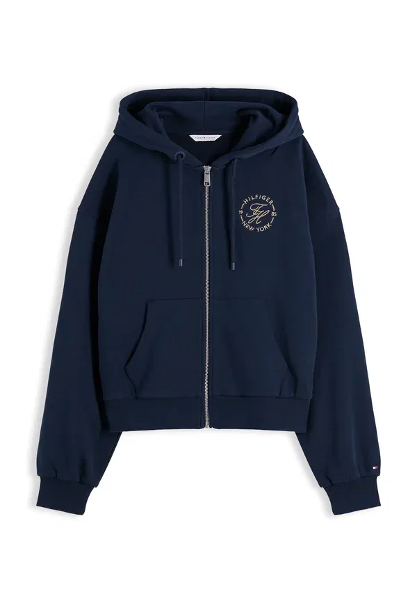 Толстовка на молнии Roundal, Tommy Hilfiger, тёмно-синий — фото 4