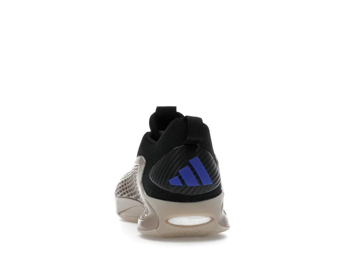Детские кроссовки для мальчиков с перфорацией Adidas AE 1 Low, Champagne Metallic/Core Black/Lucid Blue — фото 4