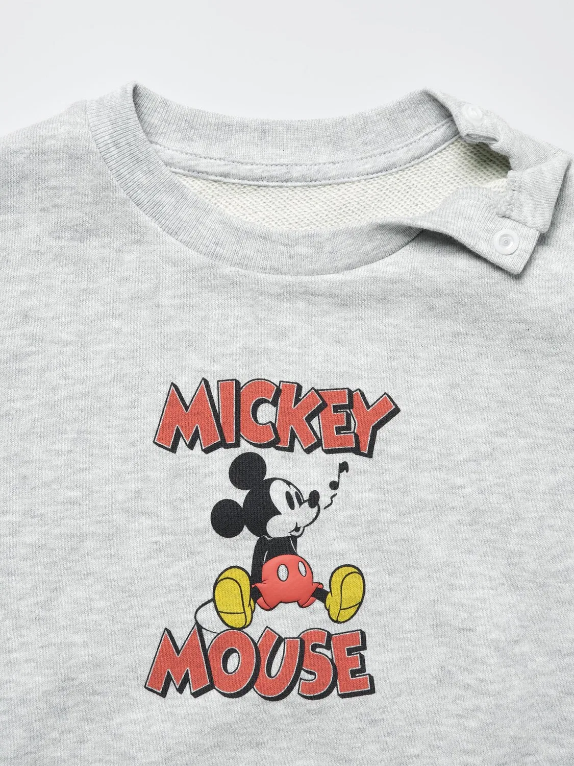 Толстовка Uniqlo, с принтом персонажей Disney, серый — фото 3