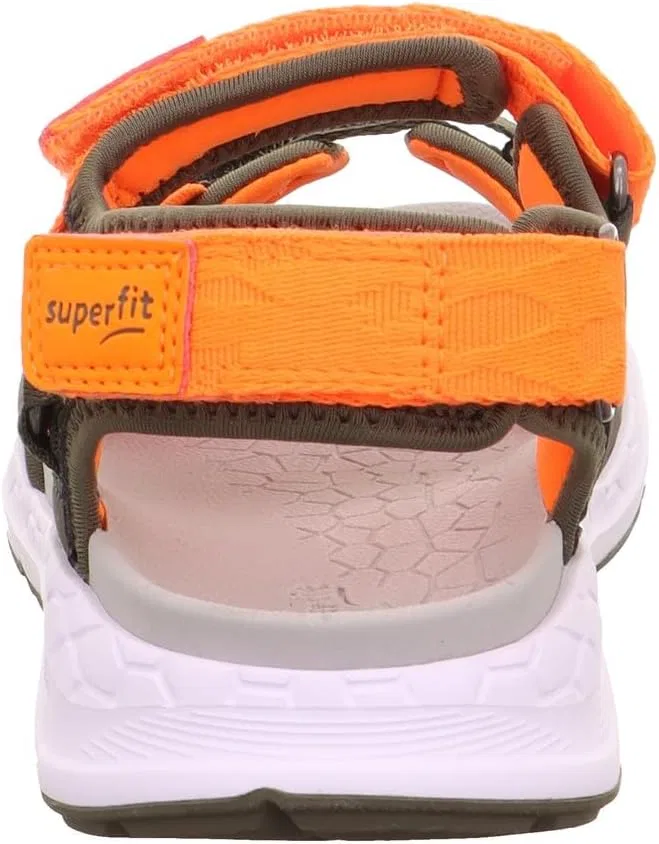 Детские сандалии для мальчиков Superfit, Green Orange — фото 3