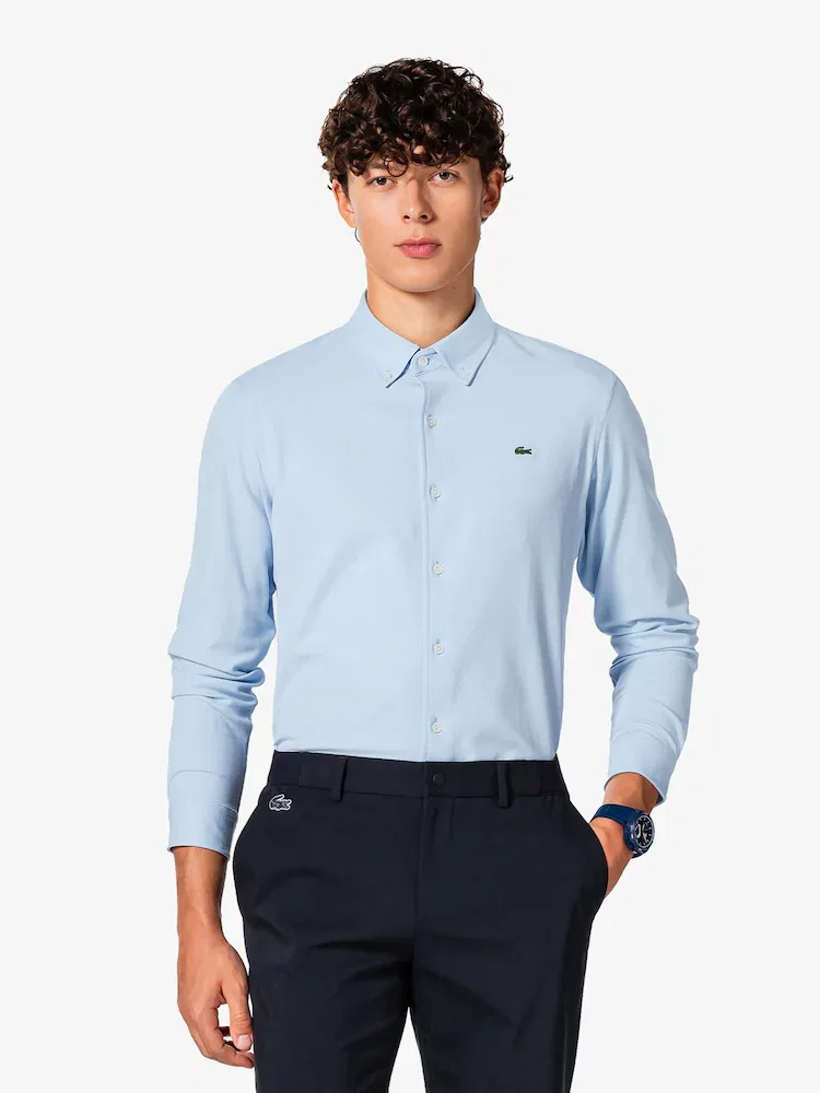 Длинный рукав поло, хлопок LACOSTE, HBP