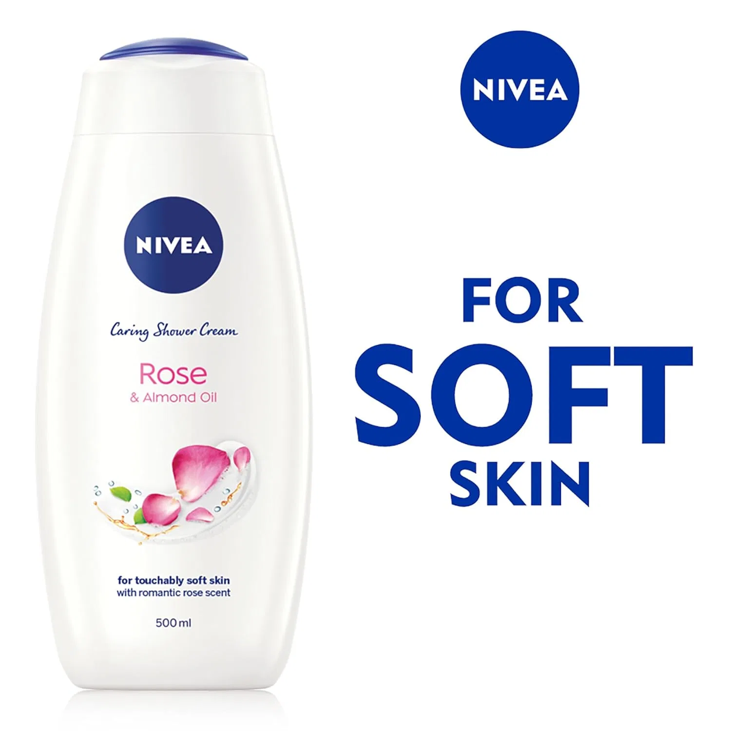 Гель для душа Роза и Миндальное масло NIVEA, 500 мл — фото 2