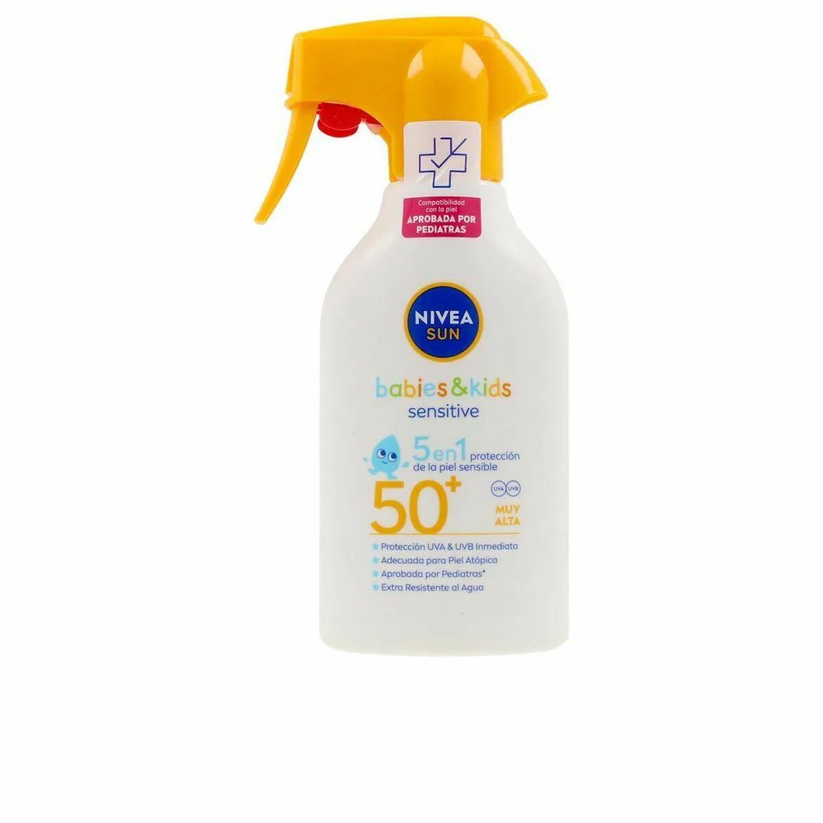 Детский солнцезащитный спрей с SPF 50+ Nivea Sun Kids Sensitive