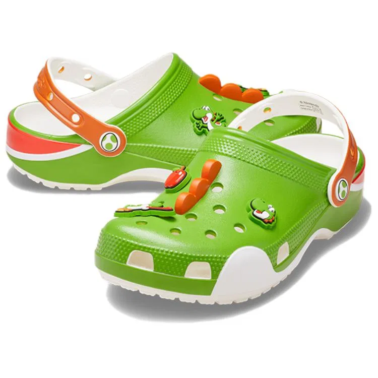 Детские клоги Crocs, Зеленый — фото 4