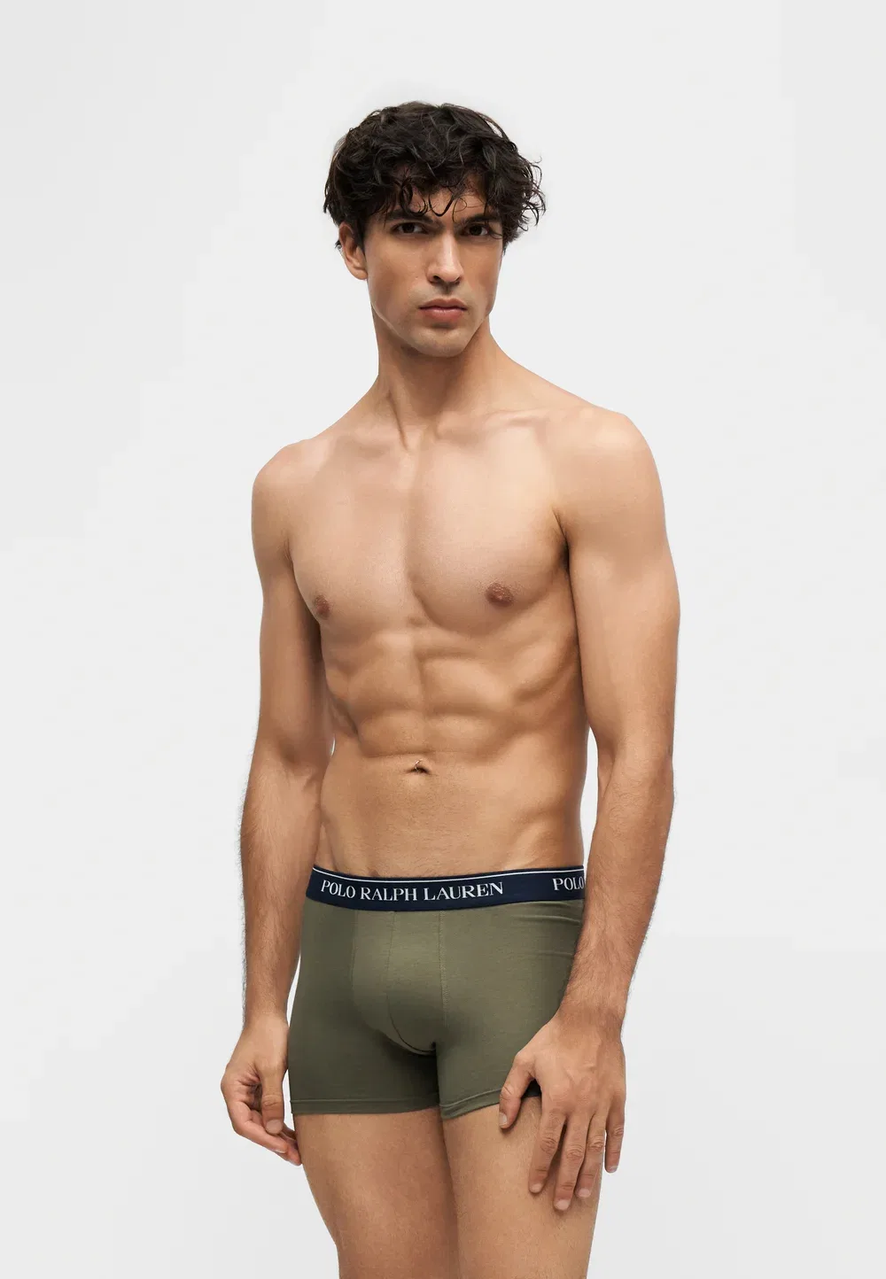 3 шт. - трусы Polo Ralph Lauren, Cruise Olive — фото 4