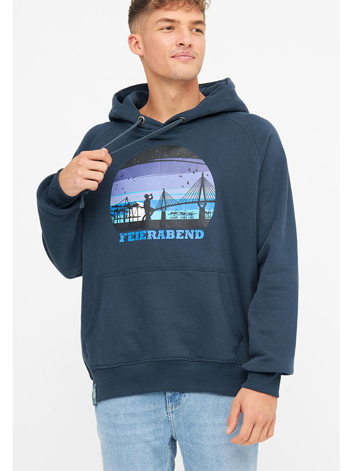 

Толстовка Derbe Hoodie, темно-синий