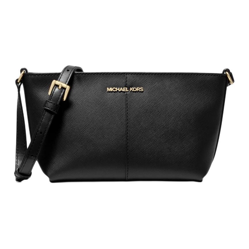 

Сумка через плечо Jet Set Coated Canvas, черная, женская MICHAEL KORS