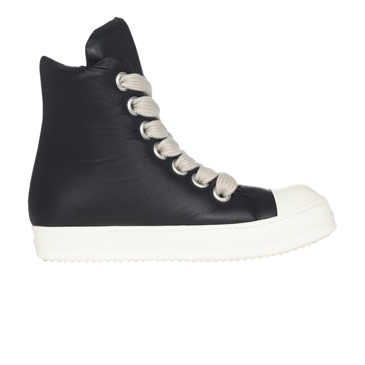 

Кроссовки Rick Owens Rick Owens Hollywood Jumbo Laced High 'Black Milk', черный
