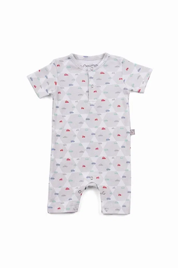 Детское боди-комбинезон для мальчиков с принтом Cotton short sleeve shorts baby rompers cars colorful Boumini, Colored — фото 2