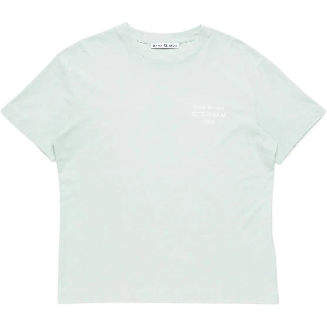 Футболка с круглым вырезом Acne Studios, Light Mint