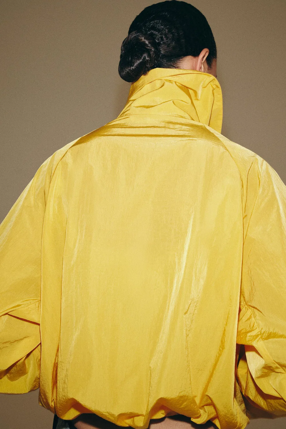 Куртка-бомбер с воротником-стойкой из коллекции ZW ZARA, Yellow — фото 4